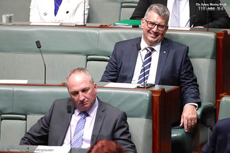 PHOTO OF BARNABY JOYCE. PHOTO: ALEX ELLINGHAUSEN / NINE